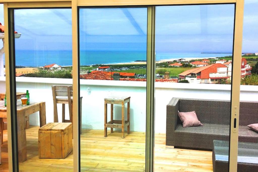 T2 A Anglet Grande Terrasse Vue Mer, Plage A Pied. Buitenkant foto